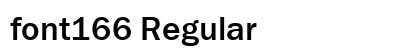 font166 Regular preview