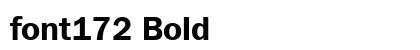font172 Bold preview