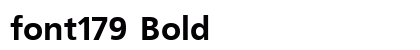 font179 Bold preview