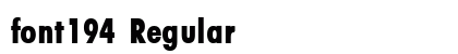 font194 Regular preview
