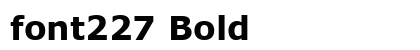 font227 Bold preview