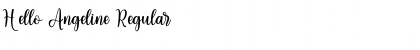 Download Hello Angeline Font Download Hello Angeline Font