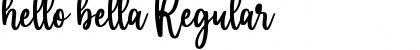 Download hello bella Font Download hello bella Font