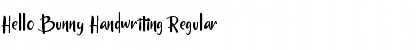 Download Hello Bunny Handwriting Font Download Hello Bunny Handwriting Font