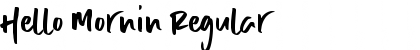 Download Hello Mornin Font Download Hello Mornin Font