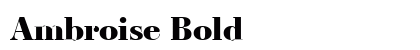 Ambroise Bold Preview