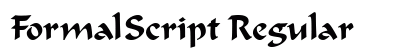 FormalScript Regular preview