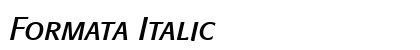 Formata Italic Preview