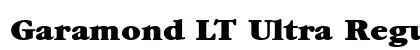 Garamond LT Ultra Regular preview