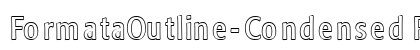 FormataOutline-Condensed Roman preview