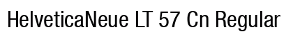 HelveticaNeue LT 57 Cn Regular preview