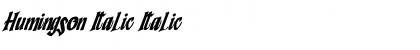 Download Humingson Italic Font Download Humingson Italic Font