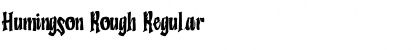 Download Humingson Rough Font Download Humingson Rough Font