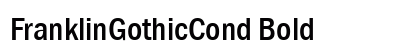 FranklinGothicCond Bold preview