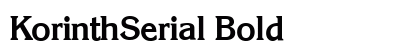 KorinthSerial Bold preview