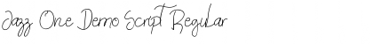 Download Jazz One Demo Script Font Download Jazz One Demo Script Font