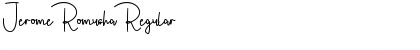 Download Jerome Romusha Font Download Jerome Romusha Font