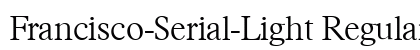 Francisco-Serial-Light Regular preview