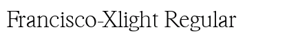 Francisco-Xlight Regular preview