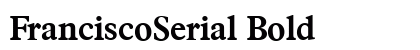 FranciscoSerial Bold preview