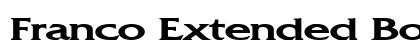 Franco Extended Bold preview