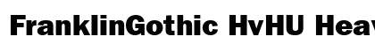 FranklinGothic HvHU Heavy preview