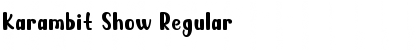 Download Karambit Show Font Download Karambit Show Font