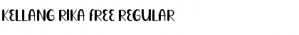 Kellang Rika FREE Regular Font