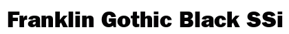 Franklin Gothic Black SSi Black preview