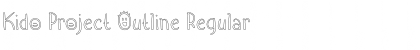 Download Kido Project Outline Font