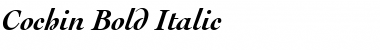 Cochin Bold Italic Font