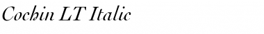 Cochin LT Italic Font