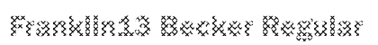 Franklin13 Becker Regular preview