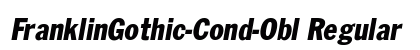 FranklinGothic-Cond-Obl Regular preview