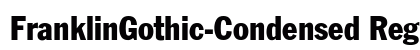 FranklinGothic-Condensed Regular preview