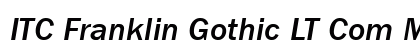 ITC Franklin Gothic LT Com Medium Italic Preview