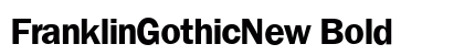 FranklinGothicNew Bold preview