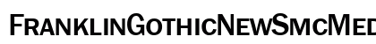 FranklinGothicNewSmcMedium Regular preview
