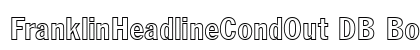 FranklinHeadlineCondOut DB Bold preview