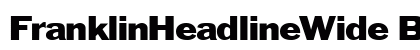 FranklinHeadlineWide Bold preview
