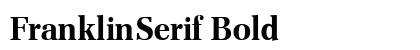 FranklinSerif Bold preview