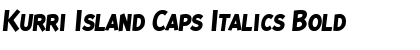 Download Kurri Island Caps Italics Font