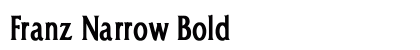 Franz Narrow Bold preview