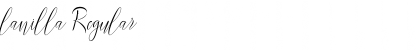 lanilla Regular Font