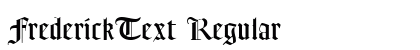 FrederickText Regular preview