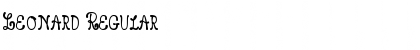 Leonard Regular Font