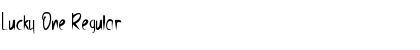 Download Lucky One Font