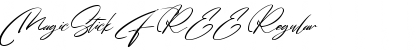 MagicStick FREE Regular Font