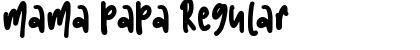 Download mama papa Font Download mama papa Font