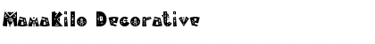 Download MamaKilo Font Download MamaKilo Font